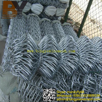 Hot-Dipped Galvanized Diamond Metal Fence